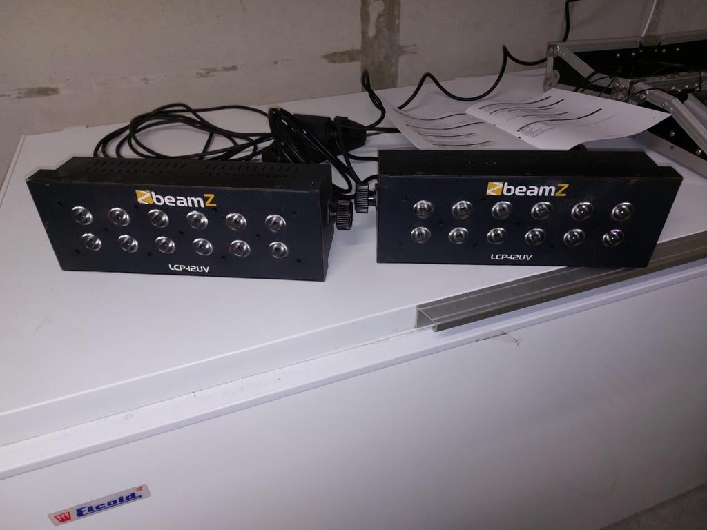 Beamz blacklights, Ophalen