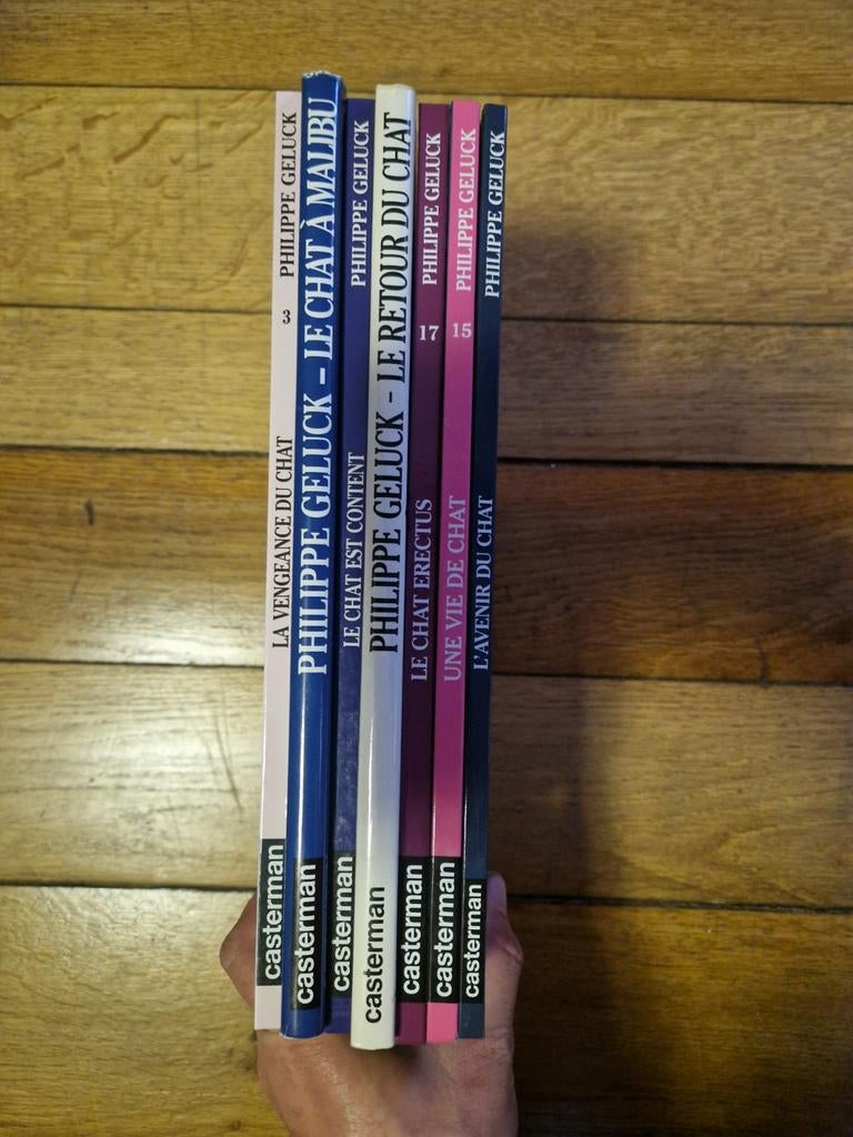 Lot de 7 bd le chat, Enlèvement ou Envoi