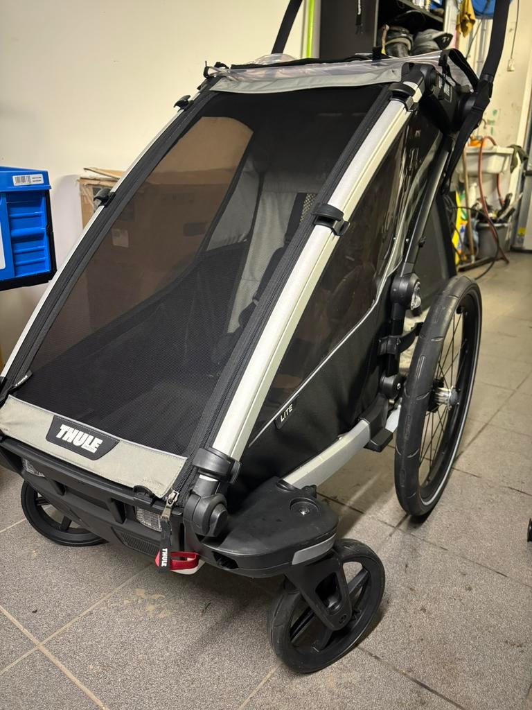 Remorque velo thule lite 1 + roue jogging, Vélos & Vélomoteurs, Enlèvement, Neuf