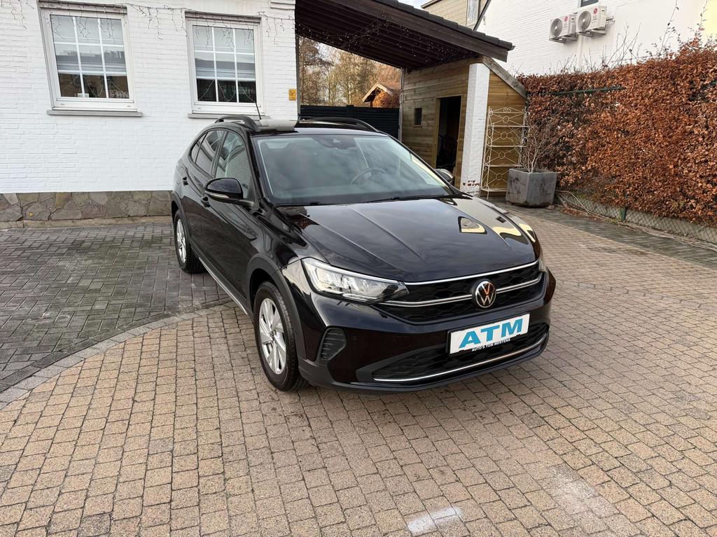 Volkswagen Taigo Taigo 1.0 TSI OPF DSG Life/App CP/Lane-side, Auto's, Stof, Gebruikt, Zwart, USB