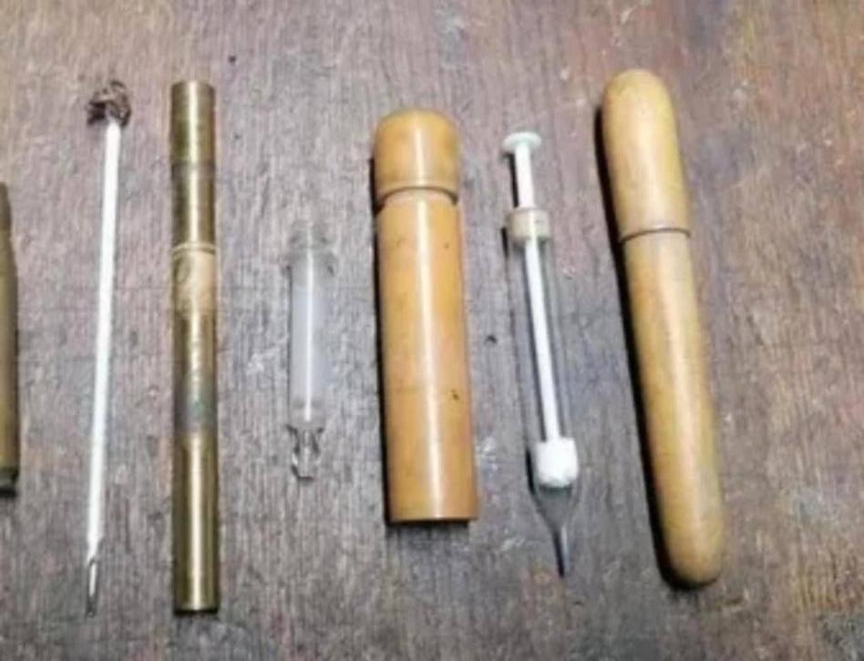 Militaire thermische spuit uit 1870 uit de Eerste WW1, Verzenden, Overige soorten, Overige typen