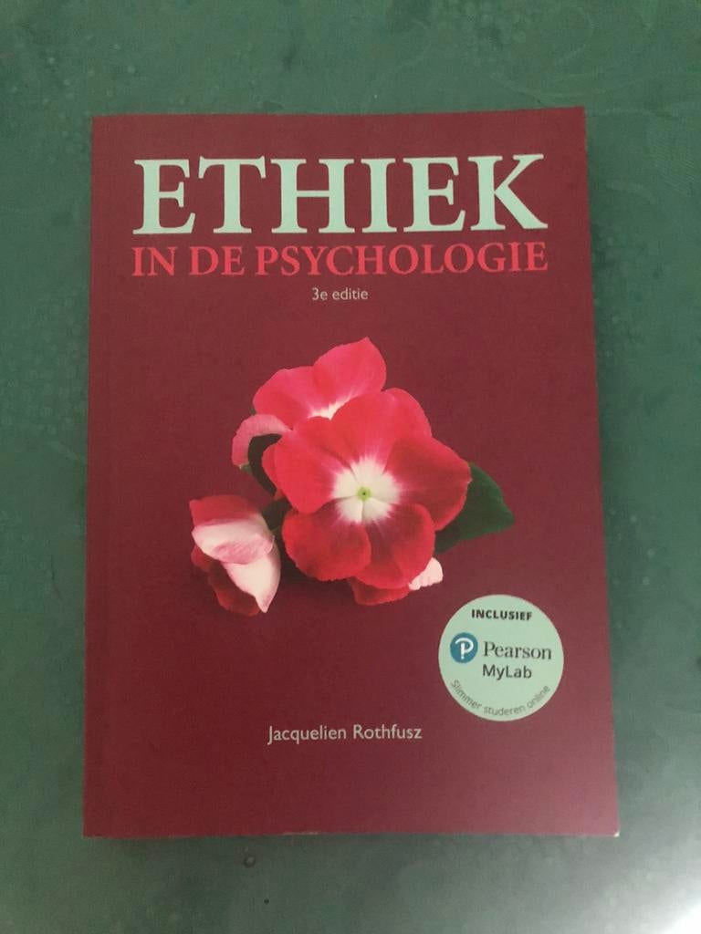 Nieuw boek: Ethiek in de psychologie, Enlèvement, Neuf, Enseignement supérieur professionnel