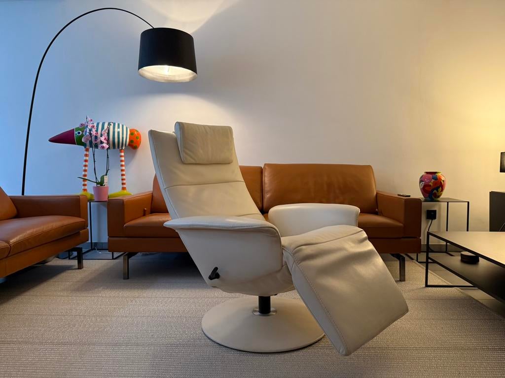 JORI Felini Relax Mono-Move (Topstaat!), Huis en Inrichting, Fauteuils, Ophalen of Verzenden, Zo goed als nieuw, Leer, Leolux prominent vitra hukla stressless minotti fritz hansen