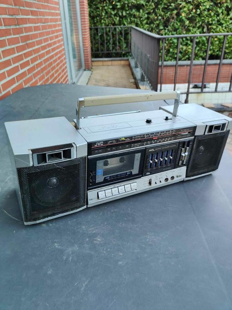 JVC PC 30 - Vintage Boombox uit de jaren 80, Ophalen of Verzenden, Gebruikt, Radio