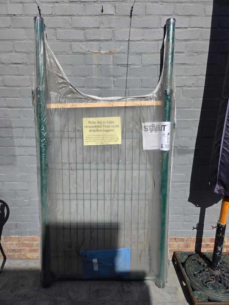 enkele tuinpoort, Ophalen, Nieuw, IJzer, Draaipoort