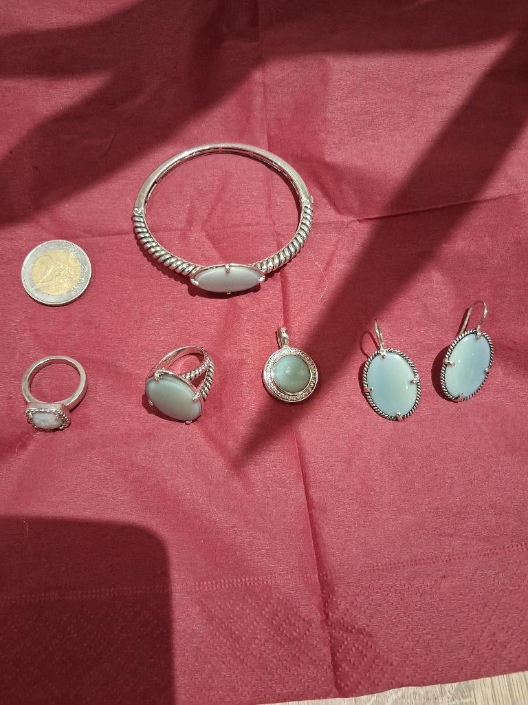 Set juwelen Ti Sento, Bijoux, Sacs & Beauté, Comme neuf, Enlèvement, Argent, Argent