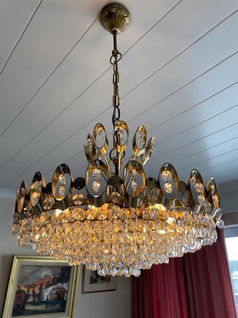 luster met kristallen kralen, Antiek en Kunst, Ophalen