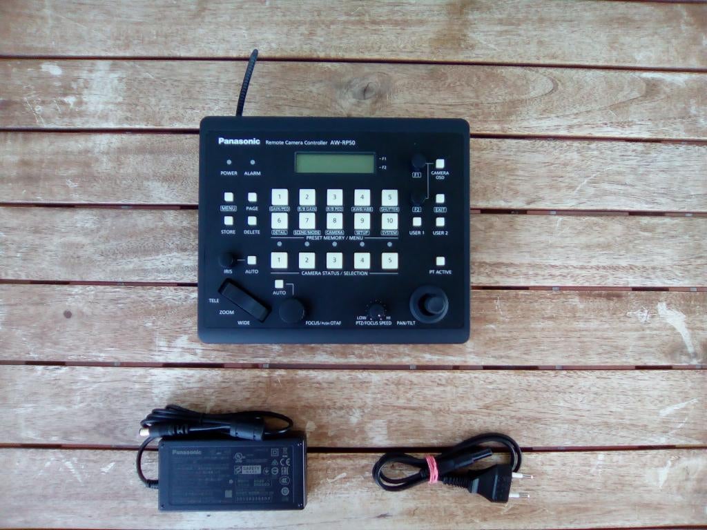 Panasonic AW RP50 IP Controller x Streaming PTZ 4K Cameras, Verzenden, Zo goed als nieuw