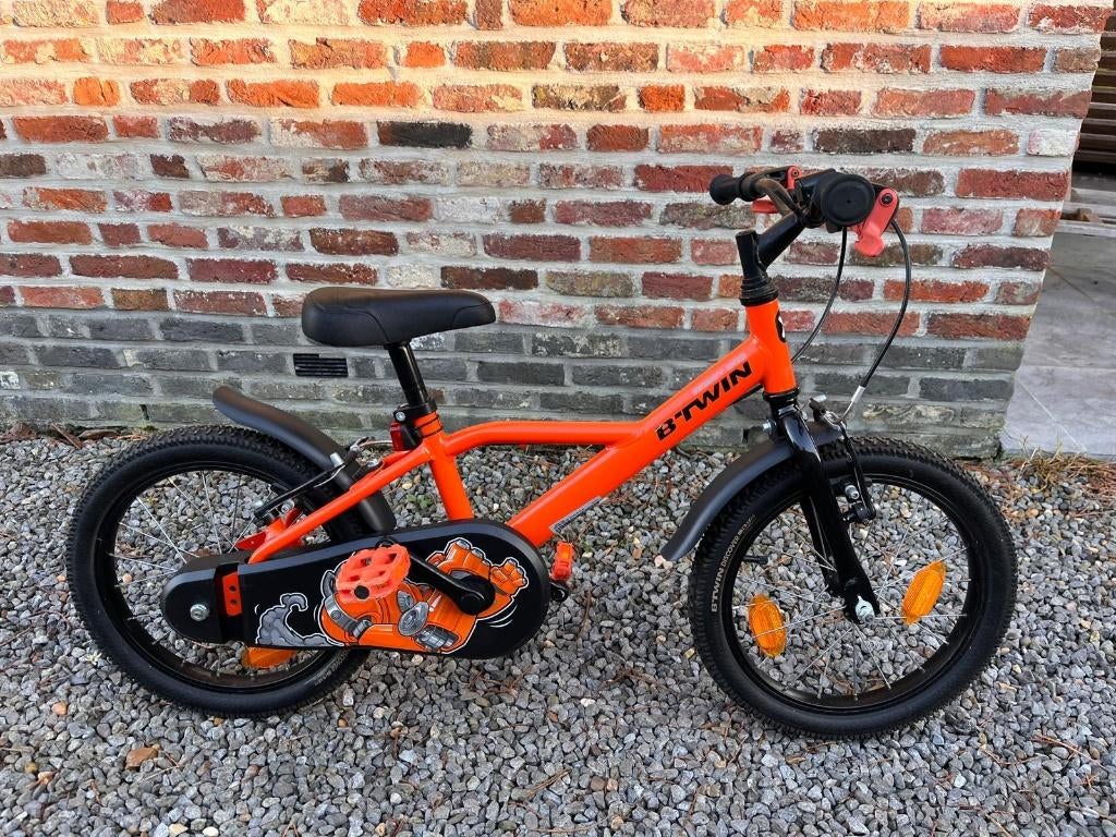 Fiets Decathlon Btwin 500 robot, Fietsen en Brommers, Fietsen | Jongens, Ophalen, Btwin, 16 inch, Handrem