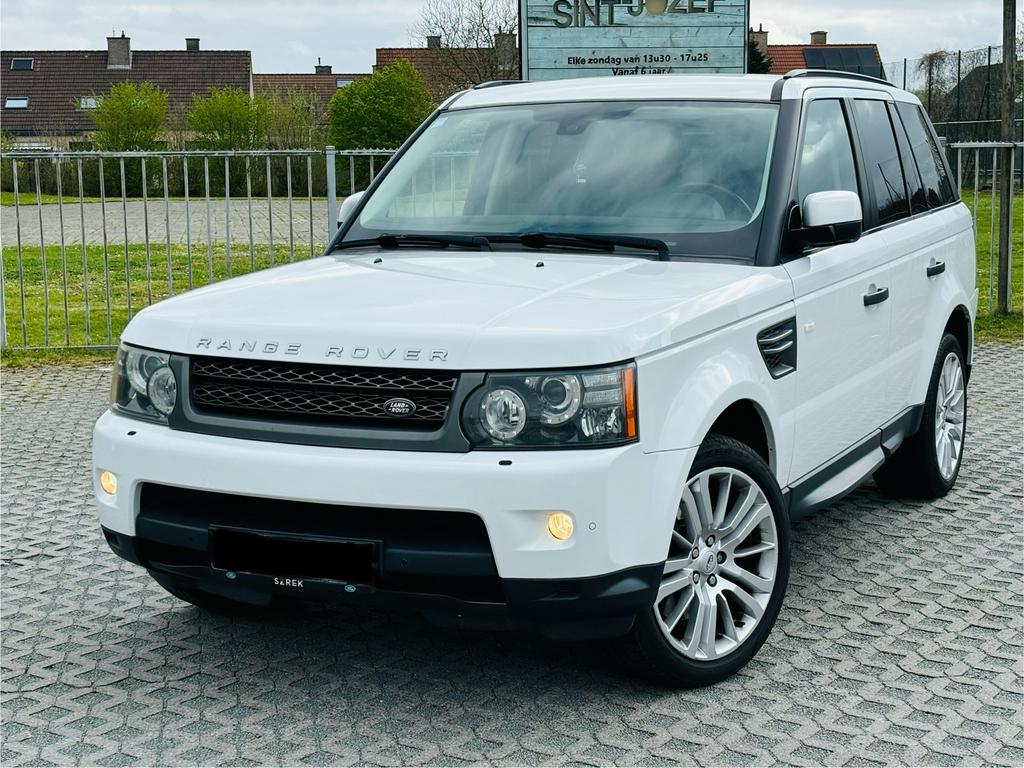 RANGE ROVER SPORT 3.0D 1ST EIG LICHT VRACHT 150€ TAX, Auto's, Land Rover, Automaat, Euro 5, Zwart, Wit