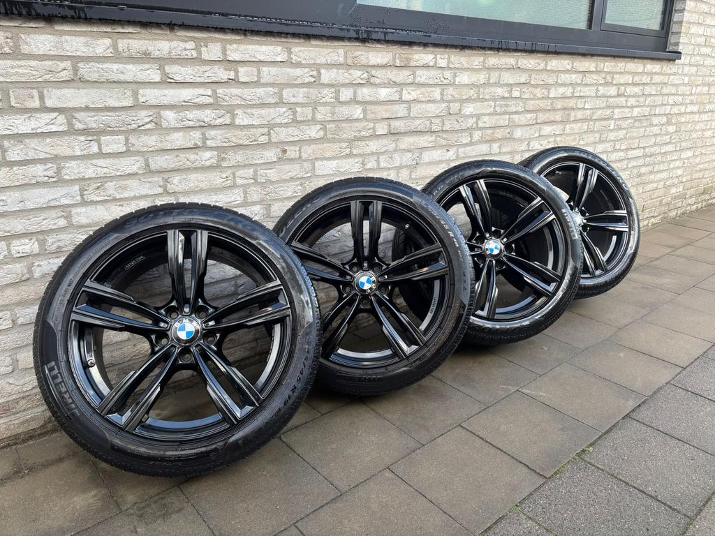 Jantes Bmw 19 pouces 5x120 avec pneus, Enlèvement, 19 pouces, Pneus et Jantes