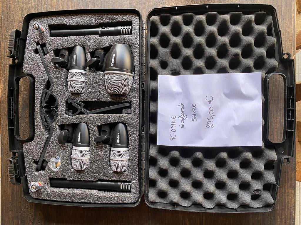 Shure drummicro’s, Muziek en Instrumenten, Ophalen, Zo goed als nieuw
