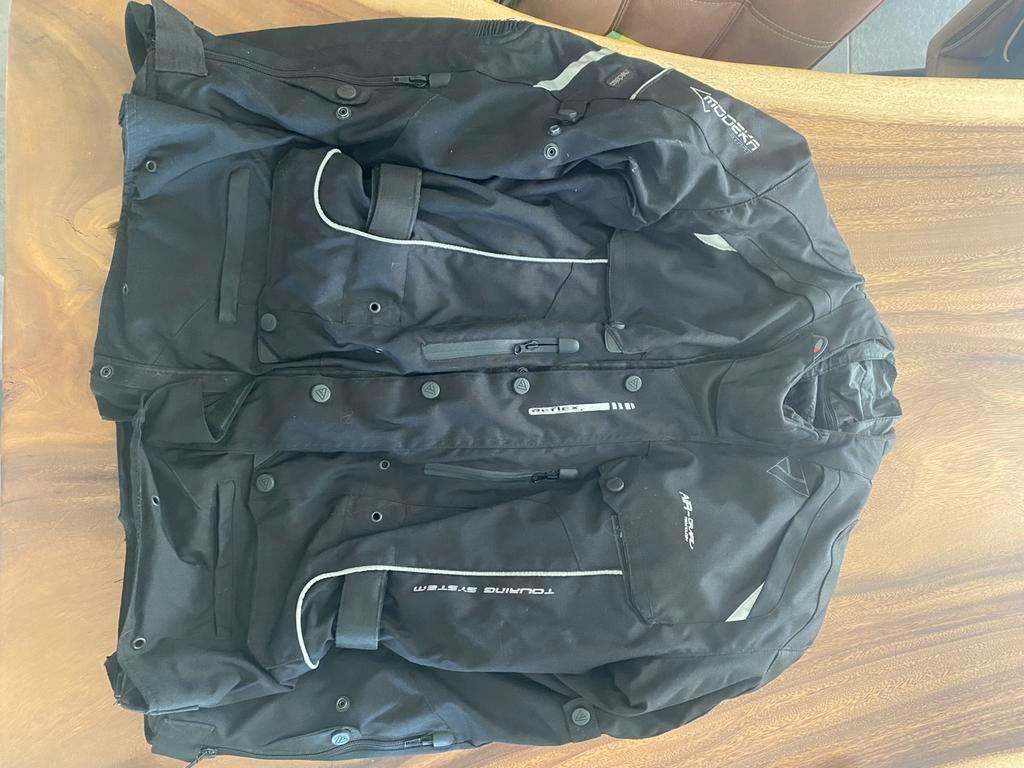 Modeka zwarte motorjas, Motoren, Ophalen, Tweedehands, Heren, Jas | textiel