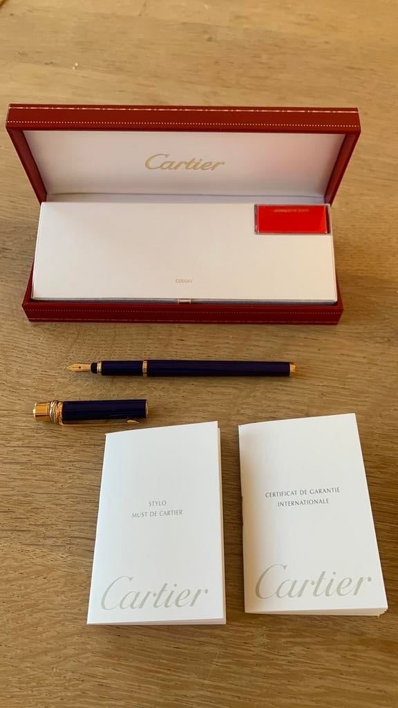 Stylo plume Must de Cartier, Neuf, Autres marques, Avec boîte, Stylo