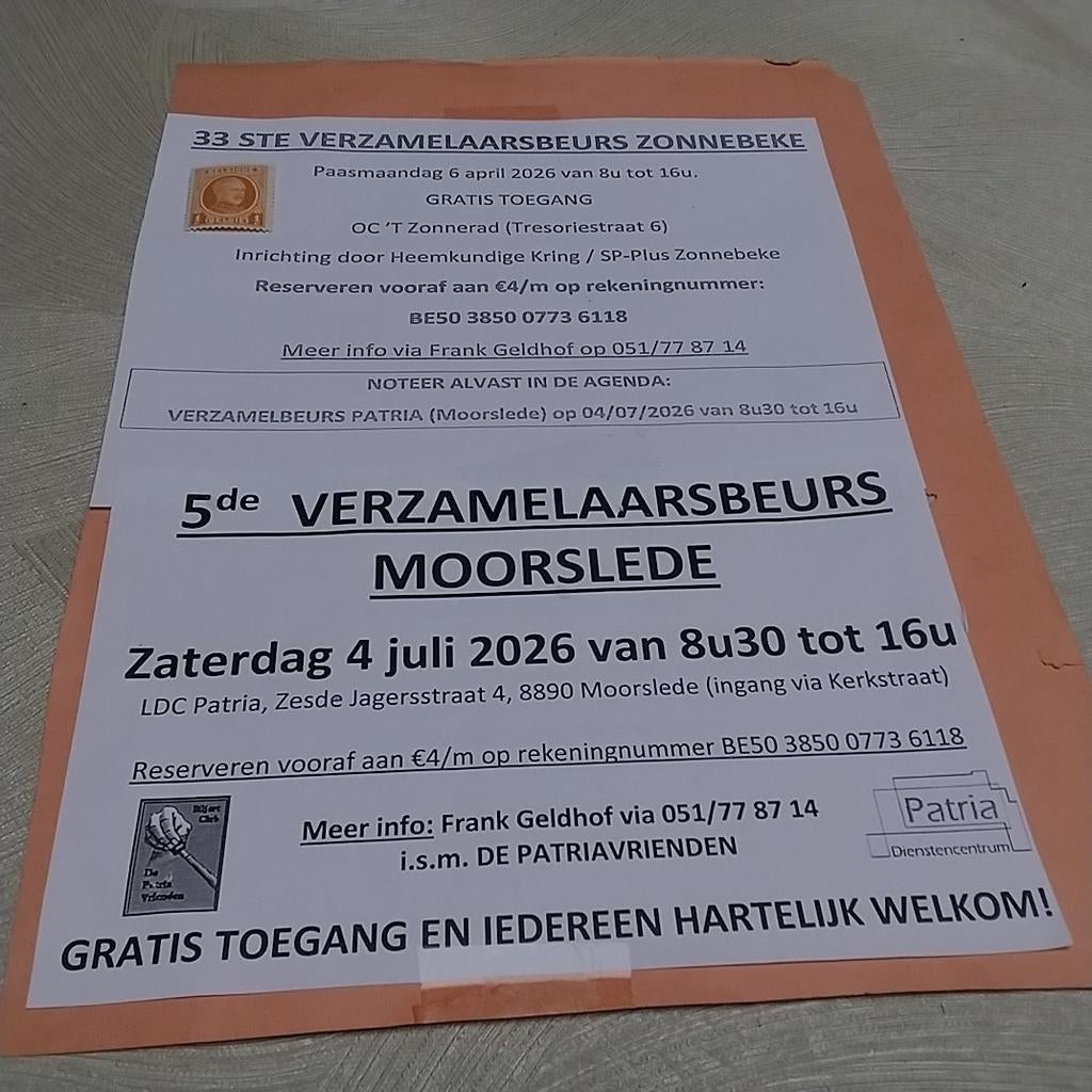 BELGIE 190 scharnier, Ophalen of Verzenden