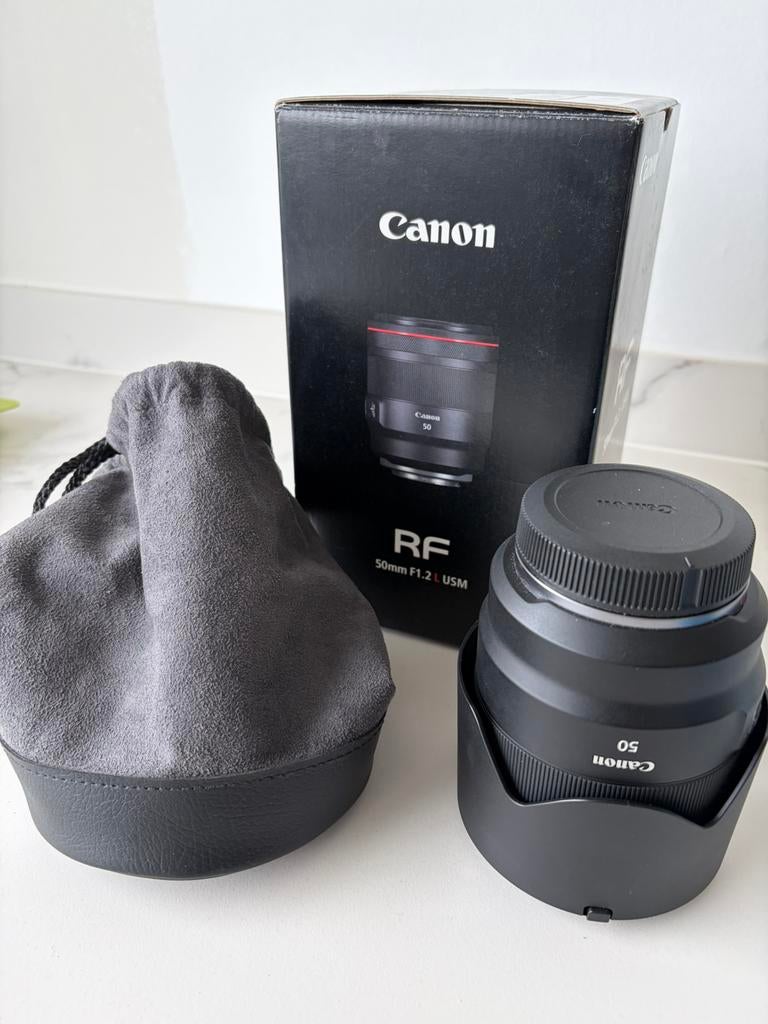 Canon RF 50mm F1.2 L USM, Audio, Tv en Foto, Ophalen of Verzenden, Gebruikt, Standaardlens