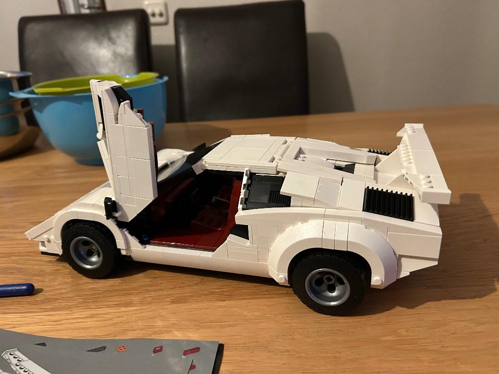 Lego Lamborghini Countach 5000 10337, Ophalen of Verzenden, Zo goed als nieuw, Complete set, Lego
