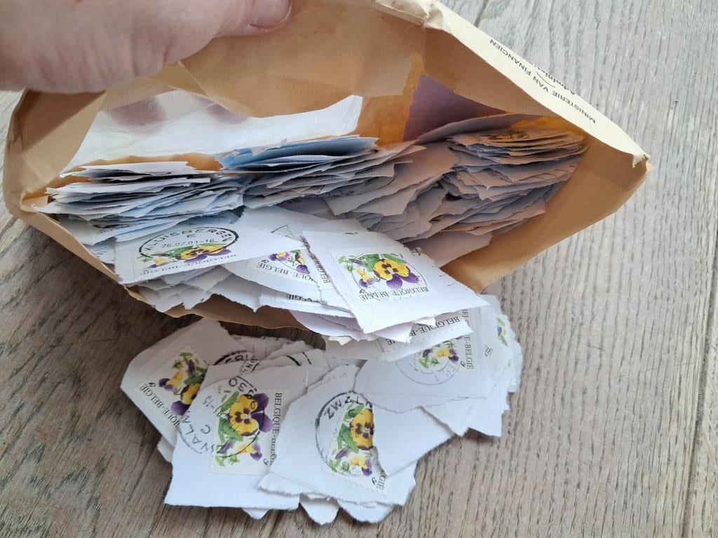 Lot Belgische postzegels, zonder bedrag noch 1, overgang €, Postzegels en Munten, Postzegels | Europa | België, Ophalen of Verzenden