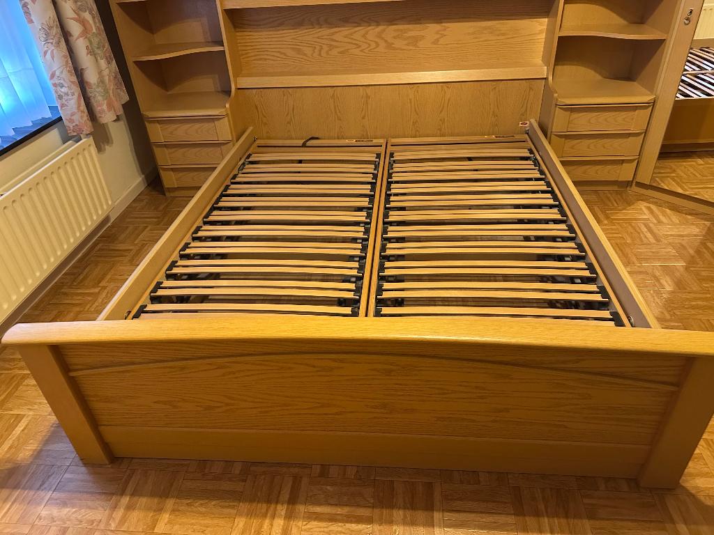 VOLLEDIGE SLAAPKAMER, Huis en Inrichting, Slaapkamer | Complete slaapkamers, Ophalen, Zo goed als nieuw, Tweepersoons, Modern