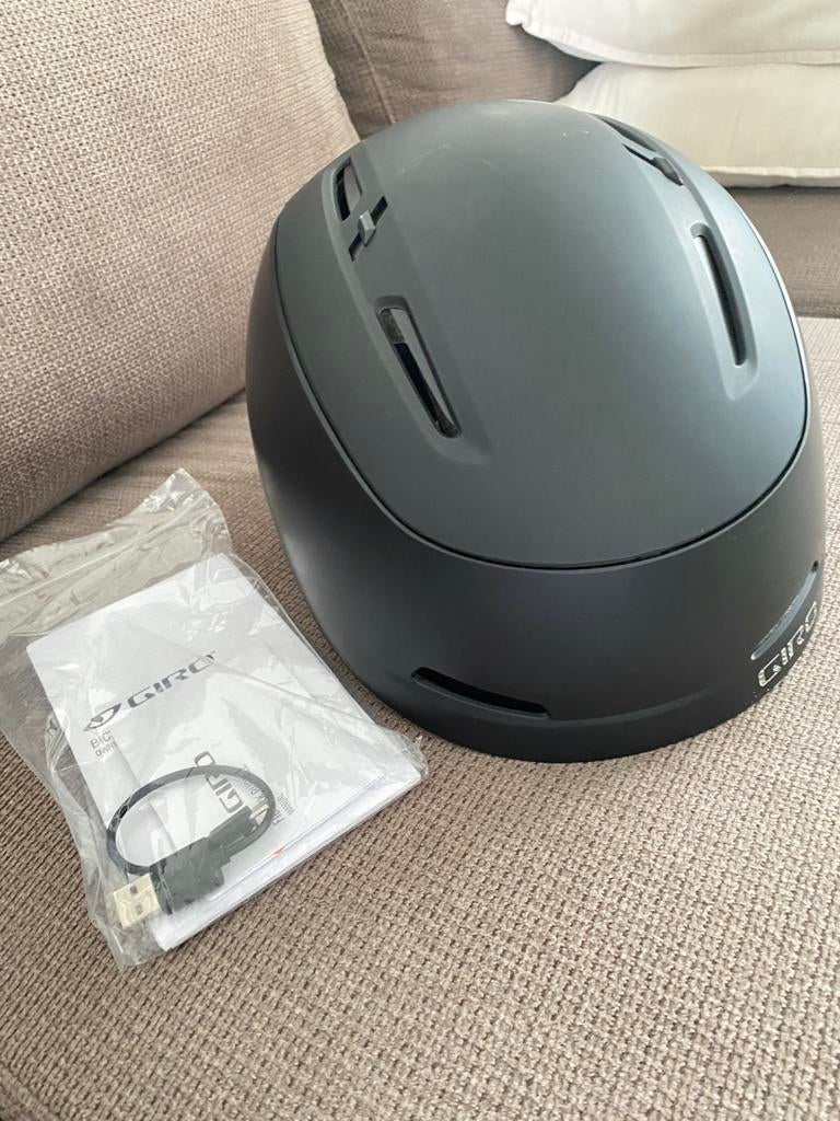 Giro fietshelm mat zwart maat M, Fietsen en Brommers, Ophalen, Zo goed als nieuw, M