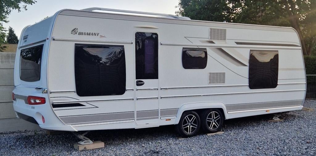 CARAVANE FENDT DIAMANT 650 2017 DOUCHE/AIRCO/JA16/ETAT NEUF, Jusqu'à 4, 6 à 7 mètres, Radio, Entreprise