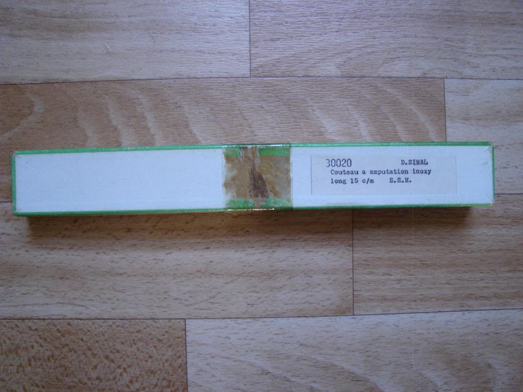 Matériels médicaux anciens, Enlèvement