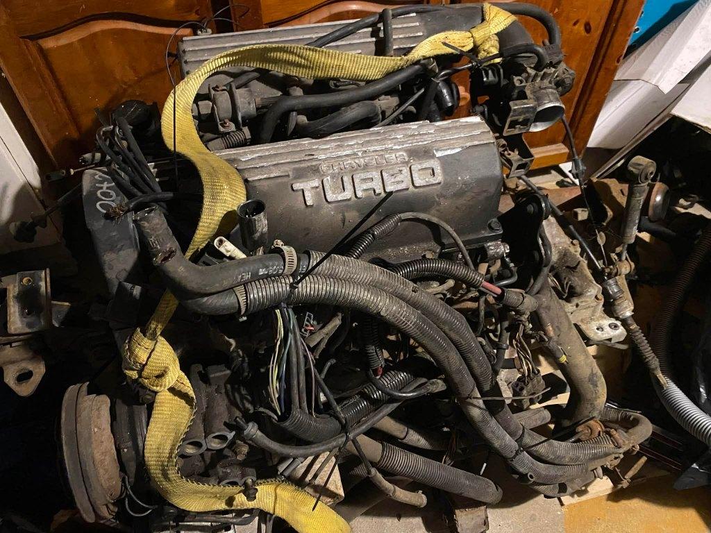 Moteur Chrysler LeBaron 2.2 Turbo + Boite manuelle, Autos : Pièces & Accessoires, Moteurs & Accessoires, Chrysler, Utilisé, Enlèvement