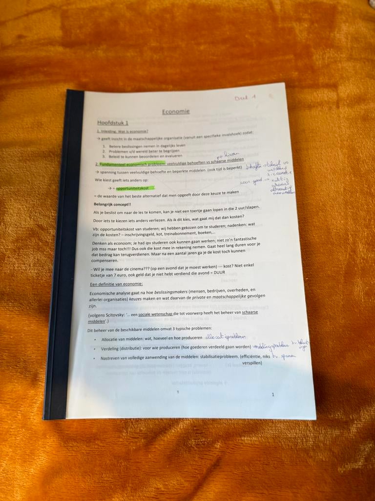 Samenvatting economie, Boeken, Studieboeken en Cursussen, Ophalen