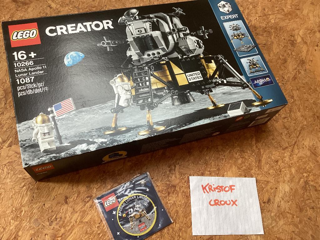 Lego 10266 NASA Apollo 11 LUNAR LANDER sealed MET PATCH!!!, Lego, Nieuw, Ophalen of Verzenden, Compleet