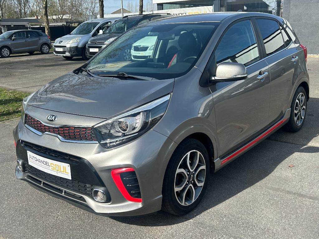 Kia Picanto 1.0i, 2019, 105.905km, Full Opt., Keuring V VRKP, Auto's, Kia, Voorwielaandrijving, Stof, Zwart, Bedrijf