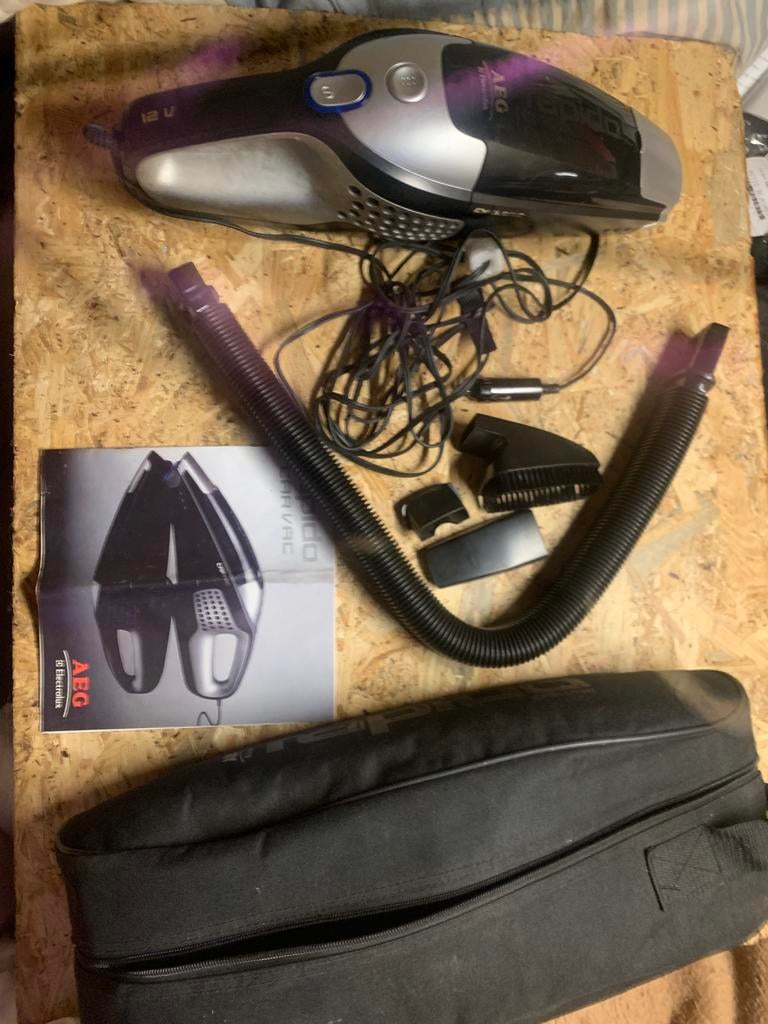 Aspirateur voiture AEG 12 volts, Ophalen of Verzenden