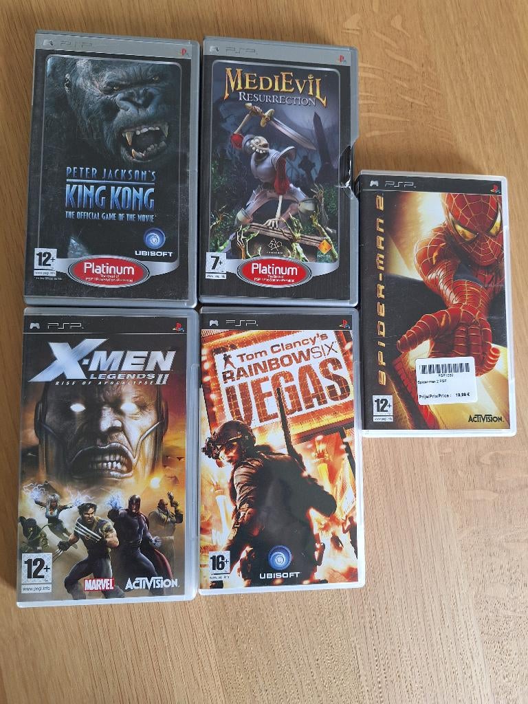 5 jeux PSP, Consoles de jeu & Jeux vidéo, Enlèvement, PSP