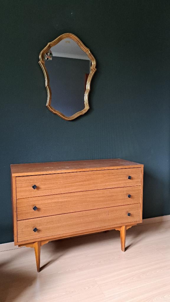 Mid century ladenkast, Ophalen, Gebruikt, Mid century, 50 tot 100 cm
