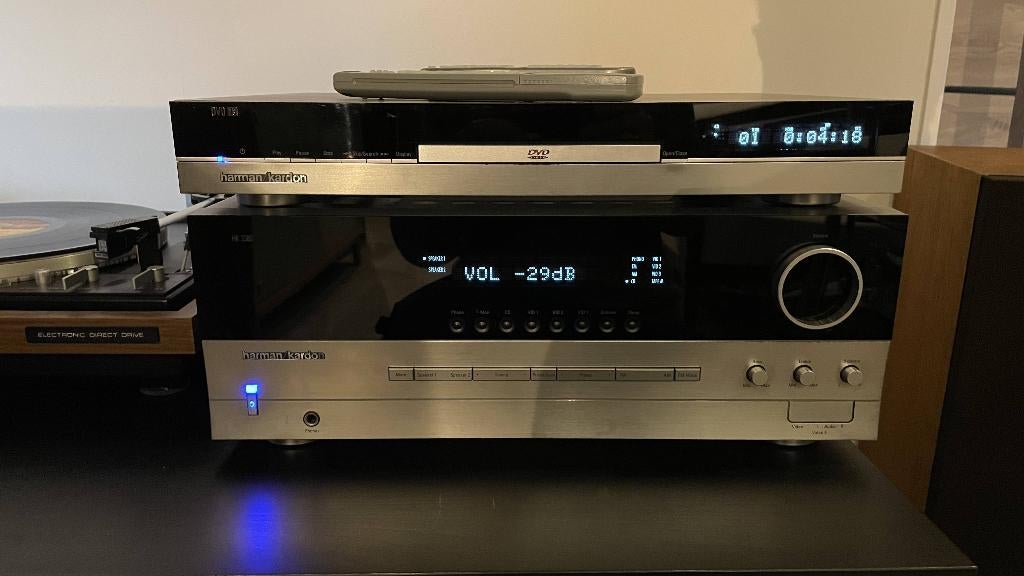 harman/kardon HK3380 stereo receiver plus DVD/CD 23, Enlèvement, Stéréo