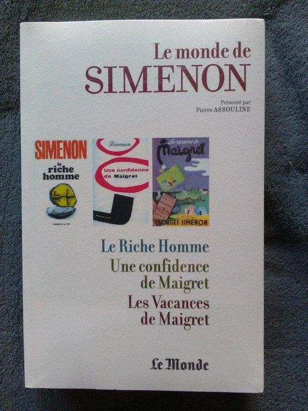Le monde de Simenon, tome 9, Livres, Enlèvement ou Envoi, Neuf, SIMENON Georges