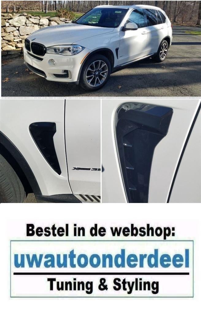 Zijscherm Canard Trim Wing Spoiler Zwart Voor Bmw X5 F15, Envoi