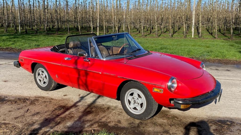 Alfa Romeo Spider Veloce 2.0 1982 Coda Tronca, Rouge, Boîte manuelle, 2 portes, Particulier
