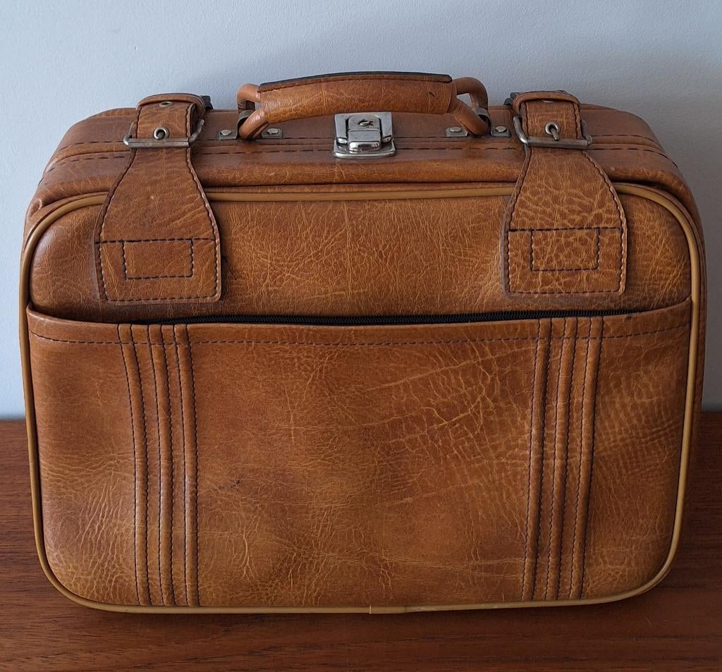 Vintage koffer, Handtassen en Accessoires, Koffers, Ophalen, Overige materialen, Minder dan 50 cm, Zo goed als nieuw