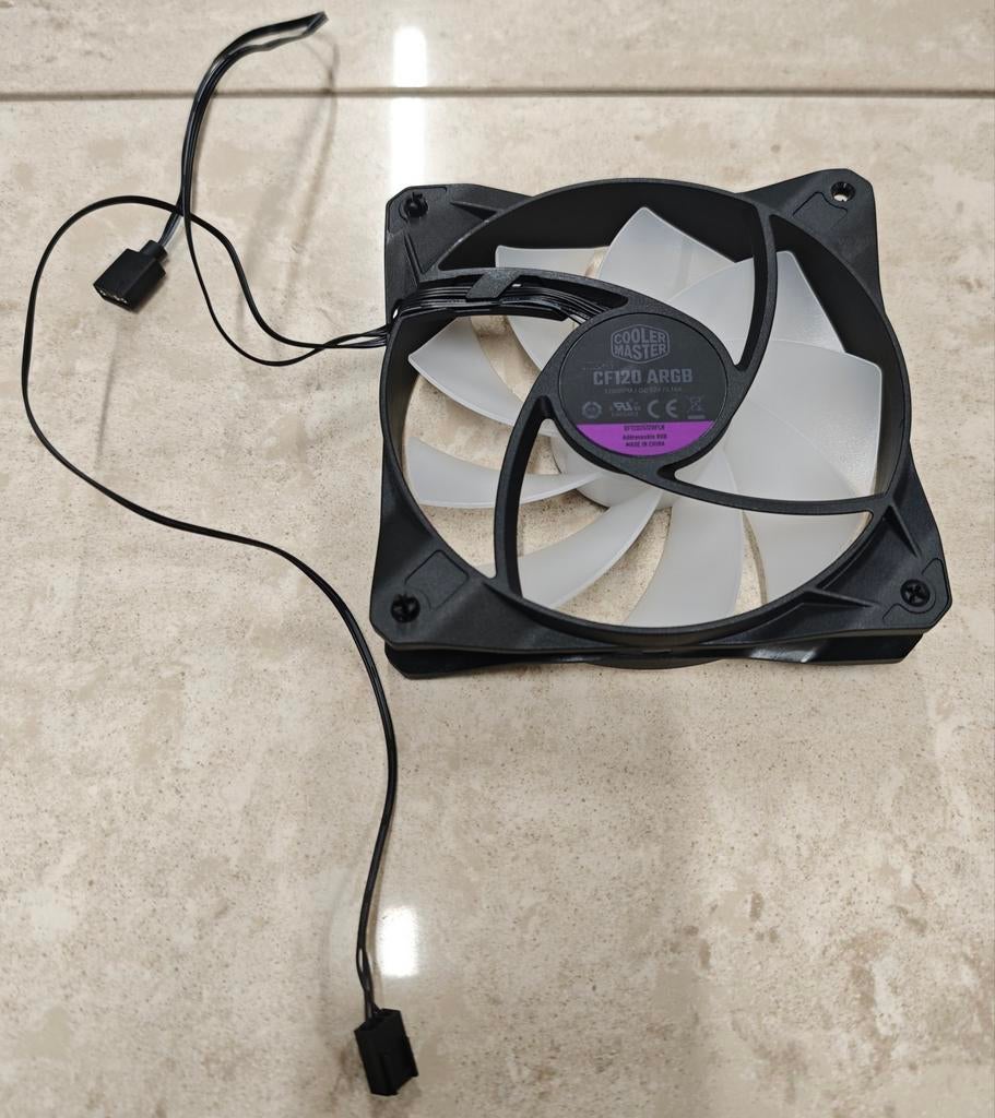 Coolermaster CF120 RGB single fan 120mm, Computers en Software, Computerkoelers, Ophalen