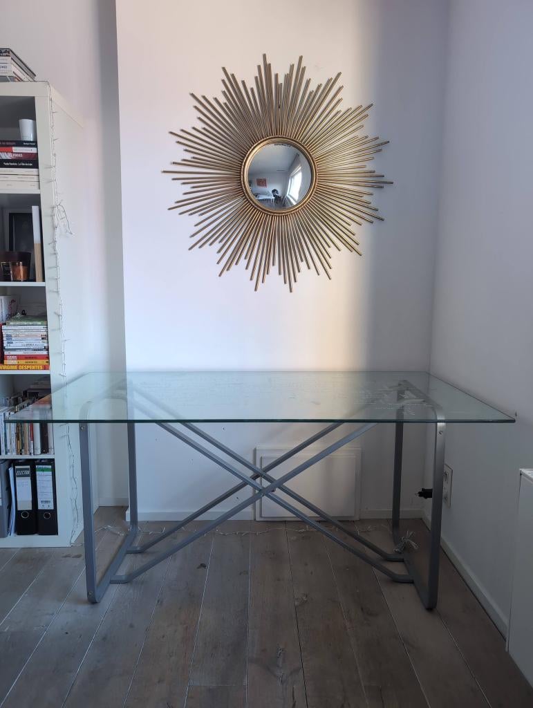 Bureau en verre, Enlèvement, Utilisé