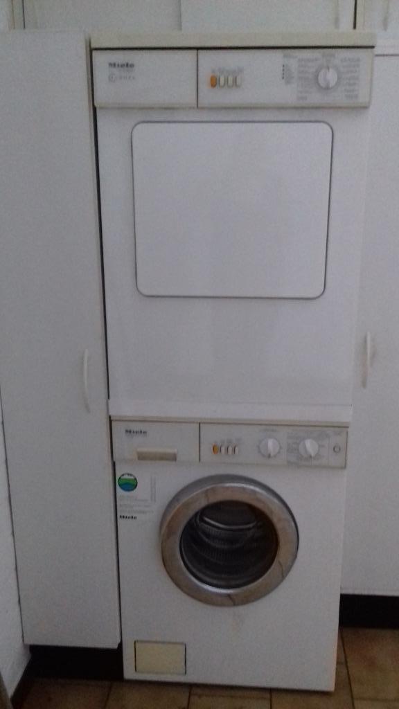 droogkast en wasmachine miele, Ophalen, Gebruikt