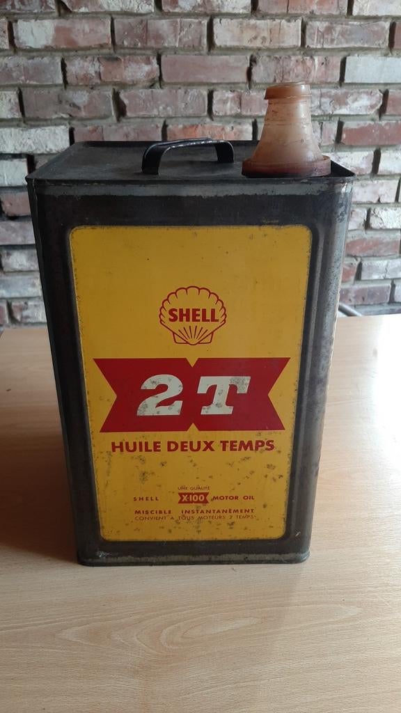 Shell 2 takt groot olieblik, Verzamelen, Ophalen of Verzenden