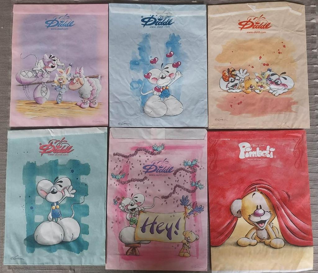 Diddl Zakjes klein/2, Verzamelen, Ophalen of Verzenden, Diddl, Gebruikt, Papier, Kaart of Schrift