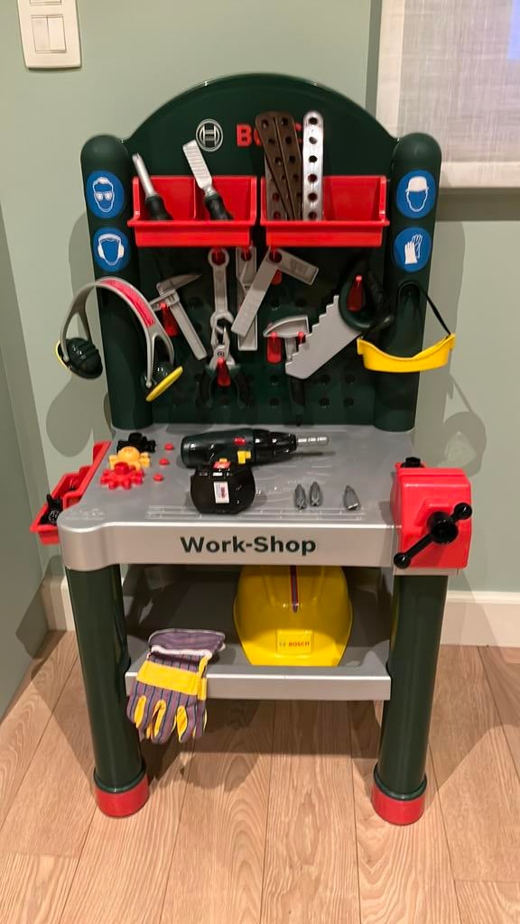 Speelgoedwerkbank Bosch, Ophalen, Zo goed als nieuw