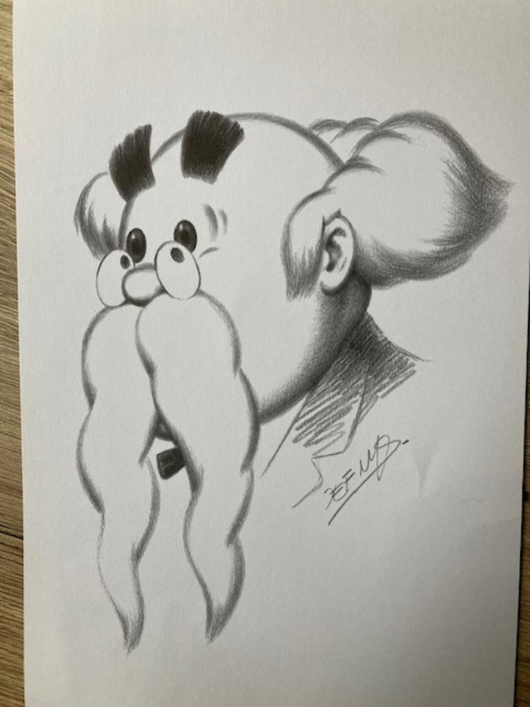 Tekening Gobelijn - Jef Nys, Ophalen, Zo goed als nieuw, Jef Nys