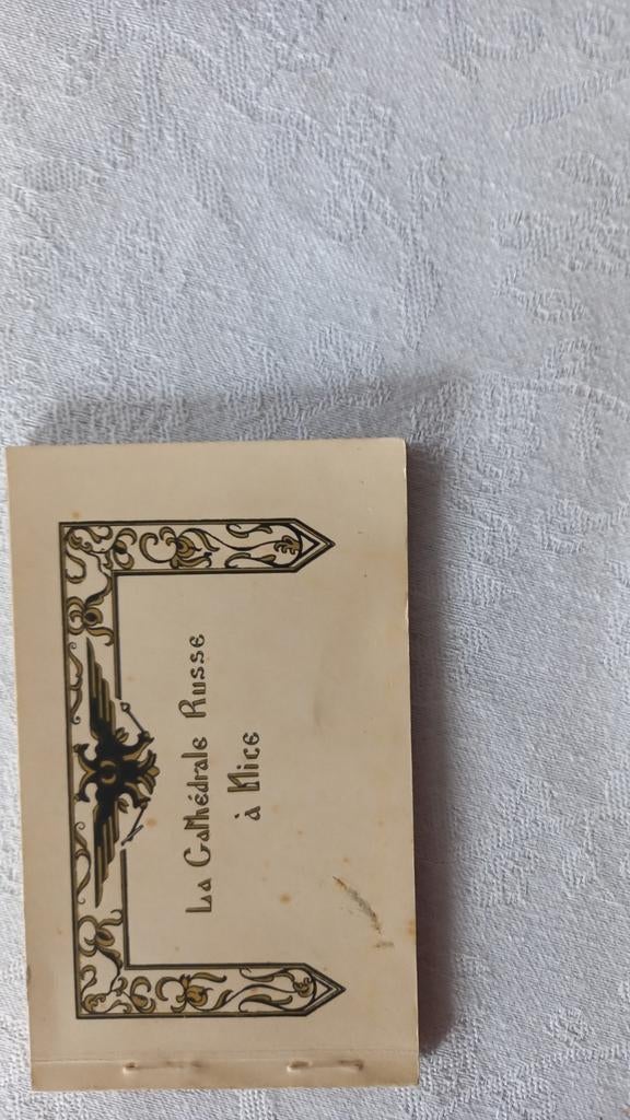 Livret de 12 cartes en couleurs La Cathédrale Russe à Nice, Enlèvement ou Envoi