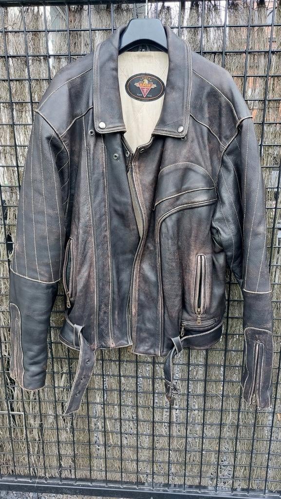 Te koop : Lederen motorvest legend racer maat M, Motoren, Ophalen