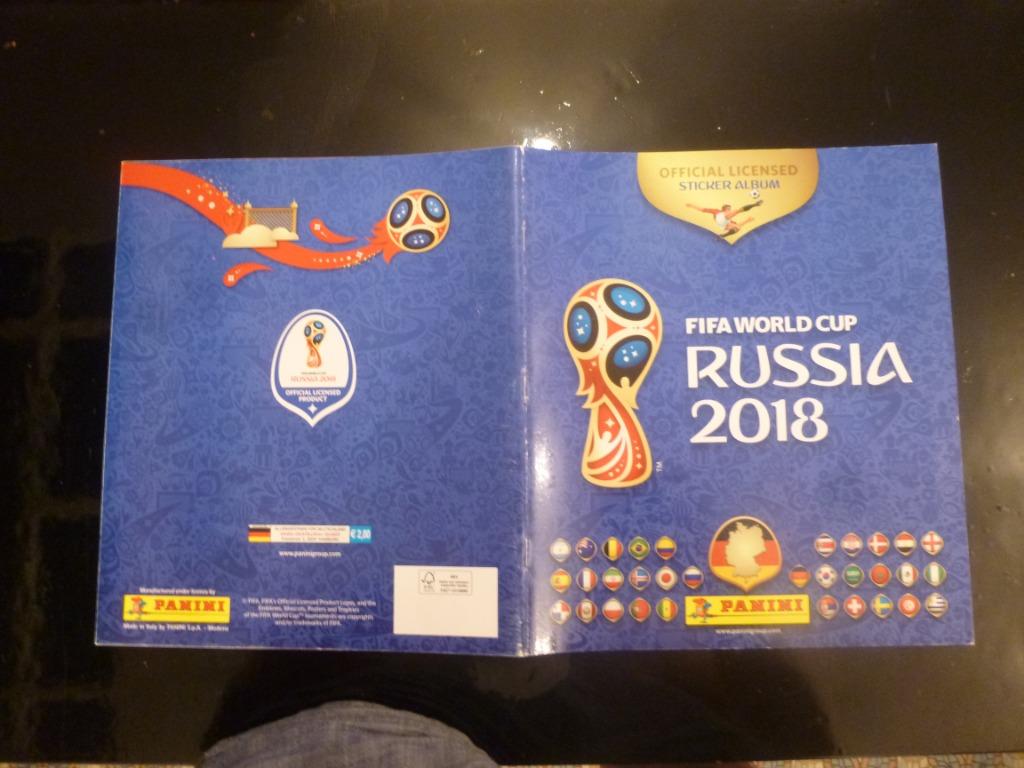 Leeg Panini boek WK 2018 Rusland, Verzamelen, Ophalen, Zo goed als nieuw, Sport