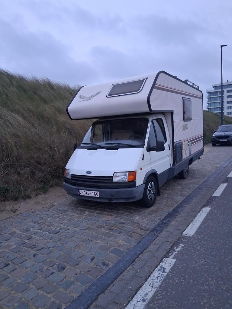 Camper, Caravans en Kamperen, Standaard zit, Alkoof, Koelkast, Tot en met 2