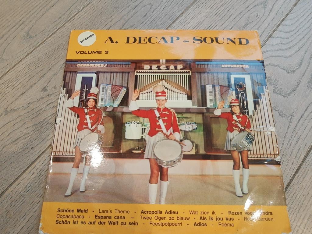 Lp : A. Decap sound - retro, Cd's en Dvd's, Ophalen of Verzenden, Zo goed als nieuw